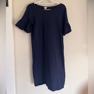 Jcrew flutter sleeve dress.